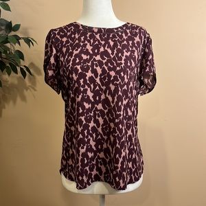 41 Hawthorn Lakynn Lattice Button Back Blouse Sz Small